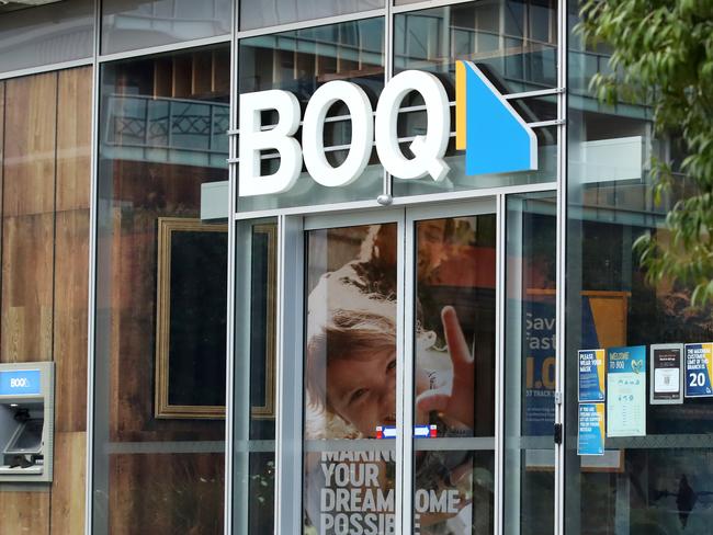 BRISBANE, AUSTRALIA - NewsWire Photos AUGUST 13, 2021: Bank of Queensland stock images at the BOQ building in Newstead Brisbane.  Picture: NCA NewsWire /Jono Searle