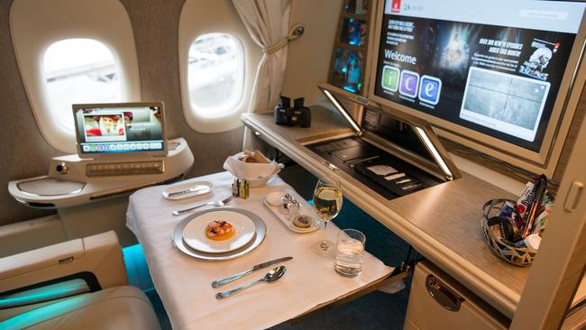 The only two words you really need to know on Emirates First Class: Yes please.
