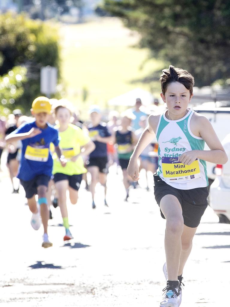 Cadbury Marathon 1km. Picture: Chris Kidd