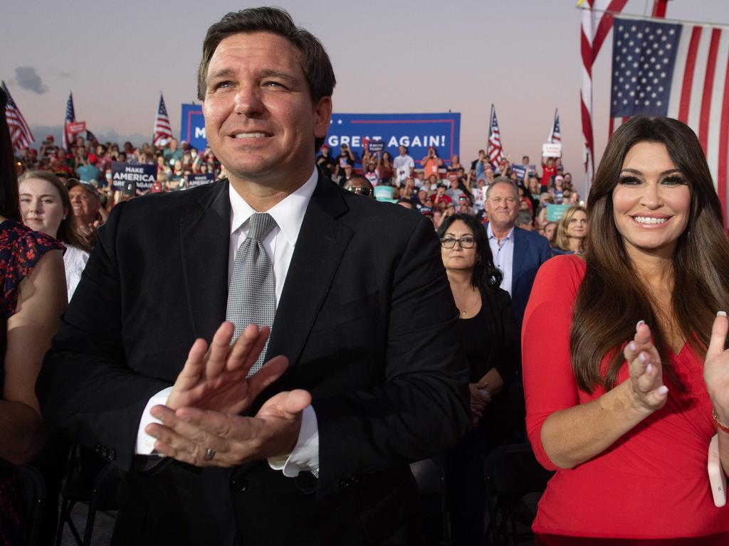 Ron DeSantis at a Make America Great Again rally in 2020. Picture: Saul Loeb/AFP