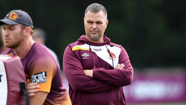 Brisbane are holding Anthony Seibold responsible for all their problems. Image: AAP Image/Dan Peled