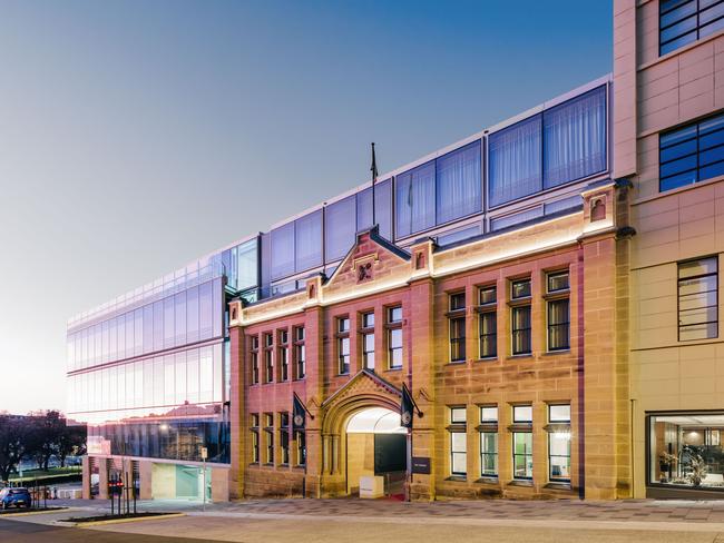 The Tasman Hotel in Parliament Square has been awarded Tasmania's Development of the Year by the Property Council of Australia. Picture: Supplied