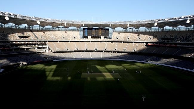 Sparkly new venue Perth Stadium will now host Perth’s Test cricket, starting Friday.  