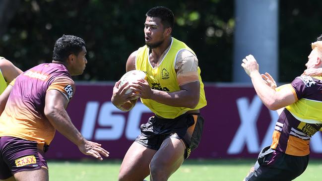 Brisbane Broncos young gun Payne Haas has signed a deal with Puma. Picture: AAP Image/Dan Peled