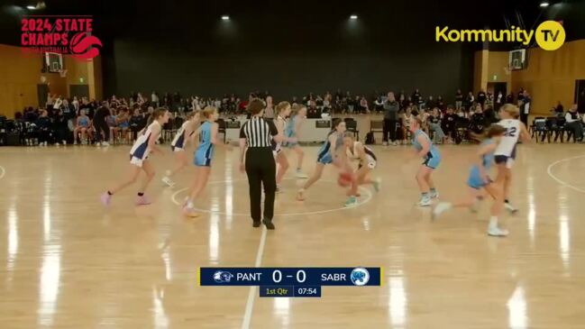 Replay: South Adelaide Panthers v Sturt Sabres Grand Final (U14GS) – Basketball SA State Junior Championships Day 4 (Court 5)