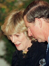 The couple stepping out together for the first time at the Ritz Hotel in January 1999. Picture AP Photo