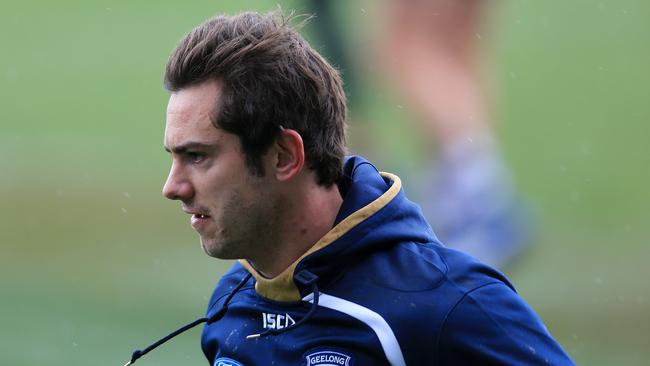 Dan Menzel with Geelong. Picture: Peter Ristevski