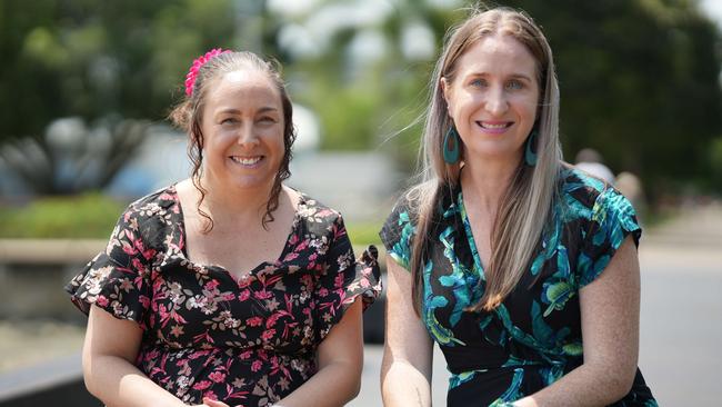 Kim Dunbar and Kate Partridge in Cairns. Picture: Nuno Avendano