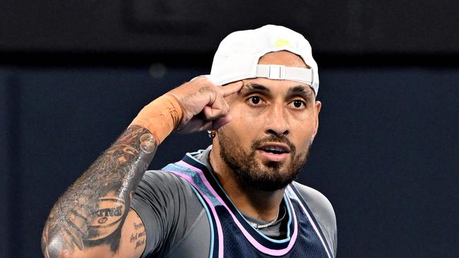 Nick Kyrgios is back. (Photo by William WEST / AFP)