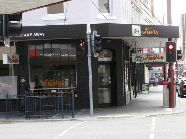 Little India restaurant at Harrington Street, Hobart. Picture: Chris Kidd