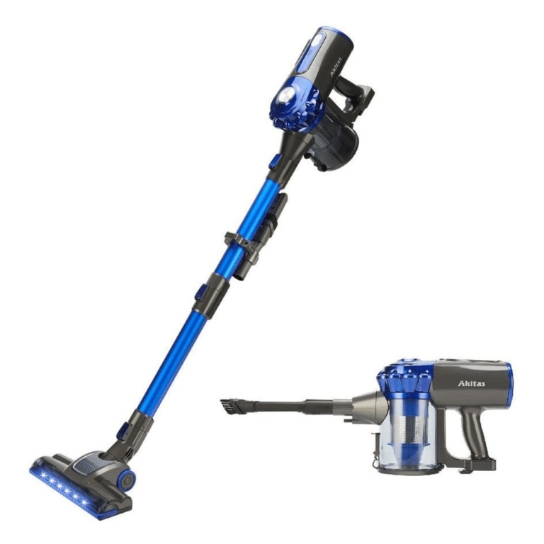 Bargain hunters on Amazon say this budget cordless vacuum cleaner by Akitas is "well worth the money". Picture: Amazon