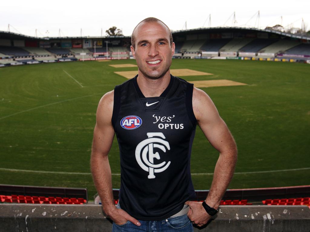 Chris Judd after signing with Carlton.