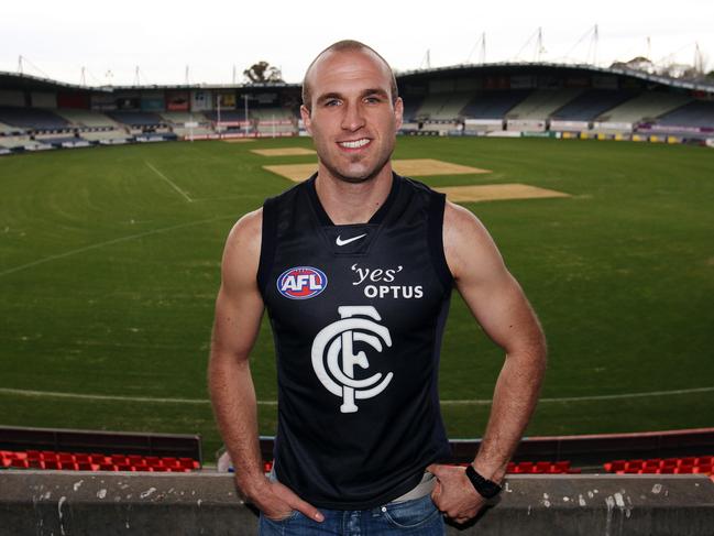 Chris Judd after signing with Carlton.