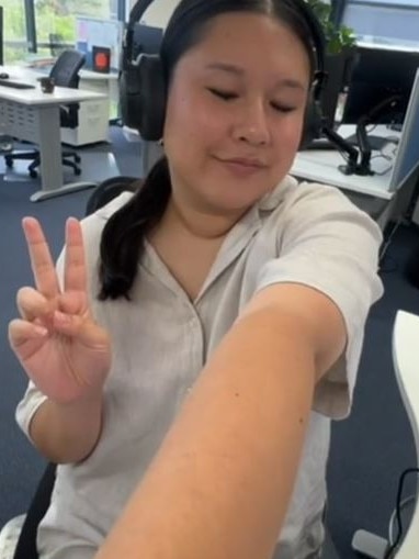 She revealed why it was ‘tough’ to lose her job. Picture: TikTok/anhberly