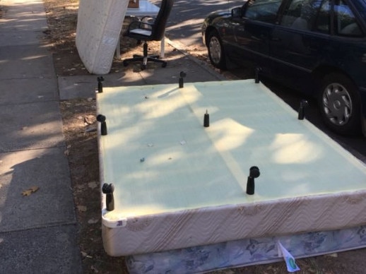 Dumped items, such as mattresses, are a contentious issue. Picture: Snap Send Solve