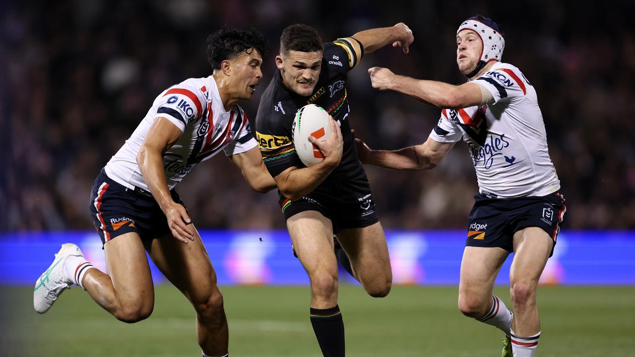 Nathan Cleary’s shoulder is fine. Photo by Cameron Spencer/Getty Images