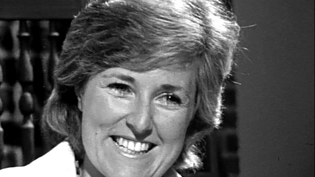 Lynette Simms appearing on an ABC program which also featured Chris Dawson. Picture: Supplied.