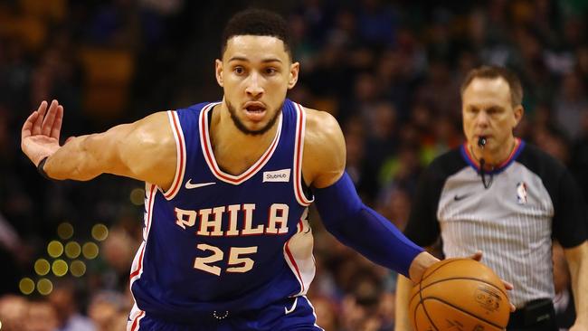 Ben Simmons hopes to one day lead the Australian Boomers to gold. Picture: Getty Images/AFP