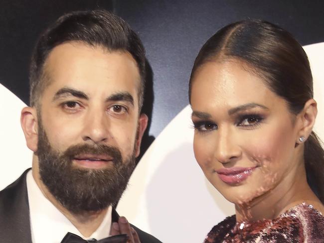 Neighbours star Sharon Johal and husband Ankur Dogra, at GQ Dinner, part of Adelaide Fashion Festival. 17 October 2019. Picture Dean Martin