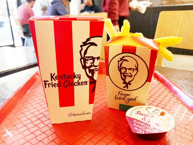 Supplied  Kentucky Fried Chicken brand at KFC store