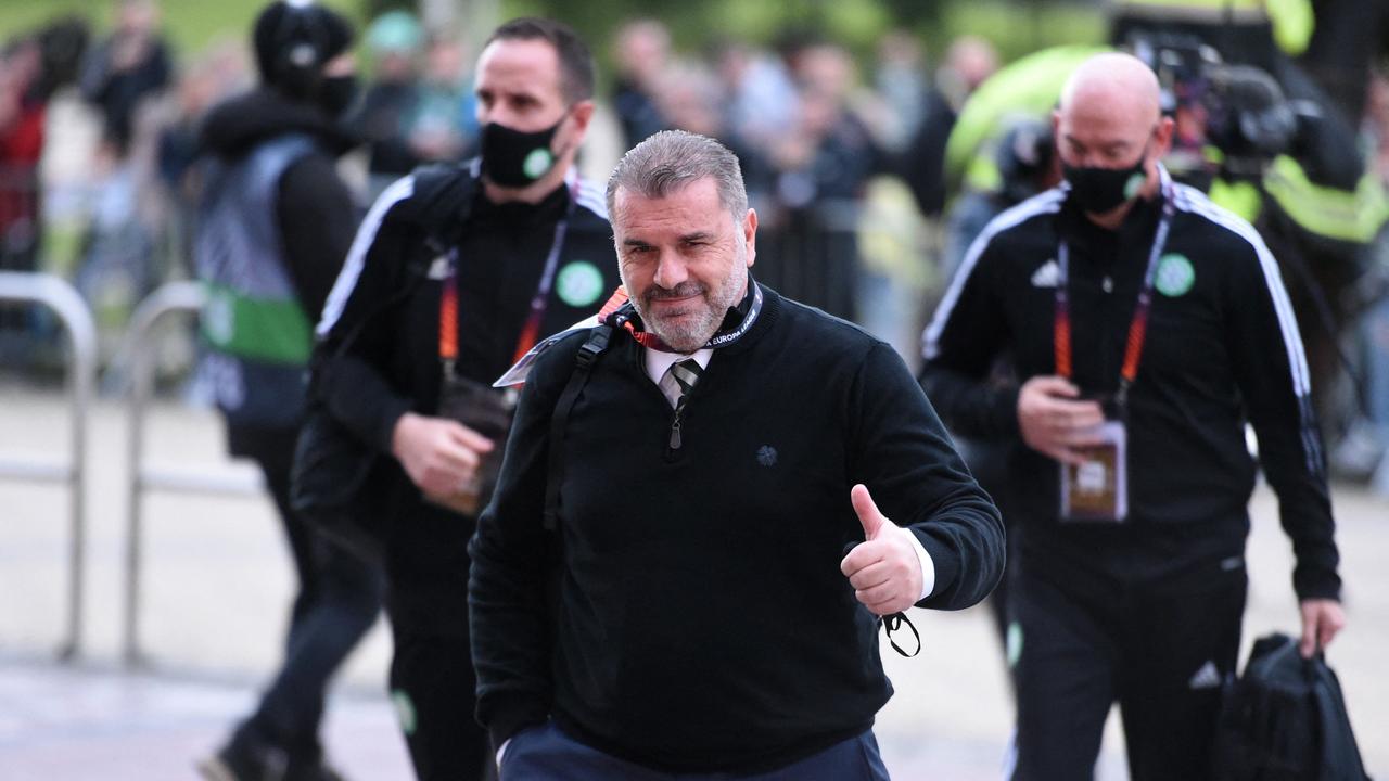Ange Postecoglou and Celtic are ready for a busy run of games. Picture: Neil Hanna / AFP