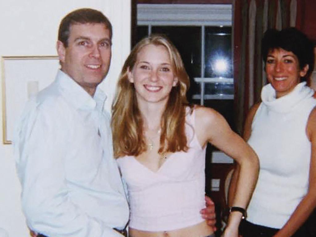 Prince Andrew, Virginia Giuffre, and Ghislaine Maxwell. He came to a reported $17.8 million settlement after she accused him of sexual assault in a civil case. Picture: US District Court