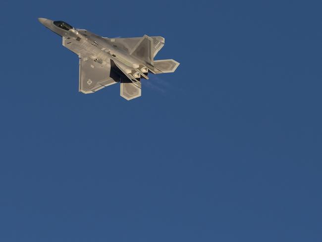 A US Air Force Lockheed Martin F-22 Raptor stealth fighter. Picture: AFP