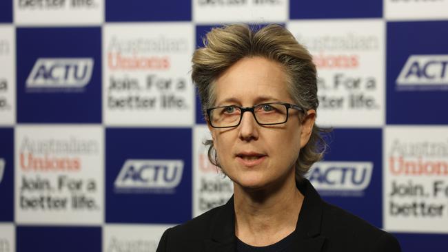 ACTU’s Sally McManus wants new ways of thinking about how our system is managed. Picture: Brendan Beckett