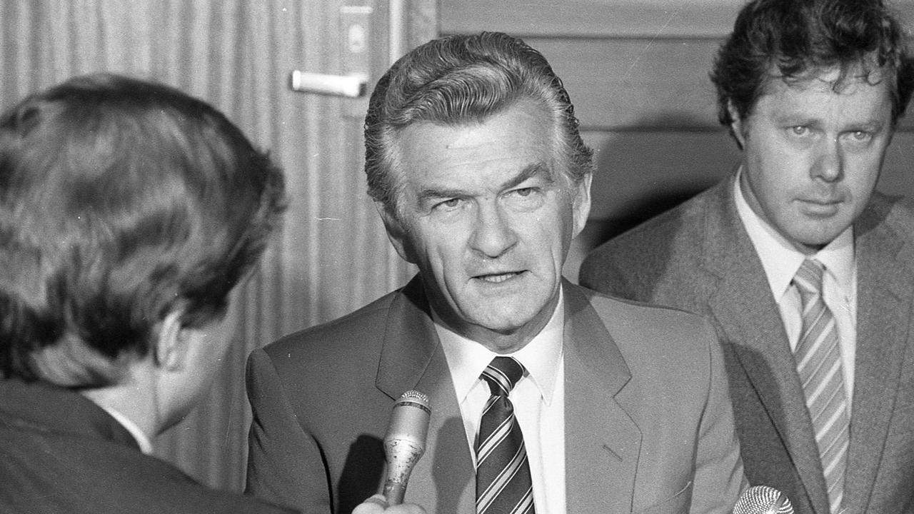 Bob Hawke survived six referndum quesions going down on his watch. Can Albo survuve one? Picture: Errol Anderson