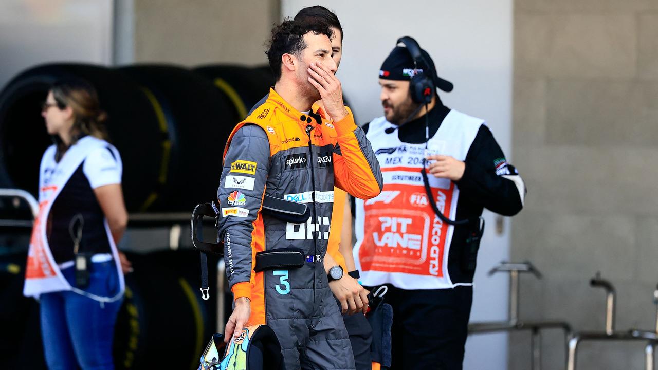 Daniel Ricciardo said it was a missed opportunity. (Photo by CARLOS PEREZ GALLARDO / POOL / AFP)