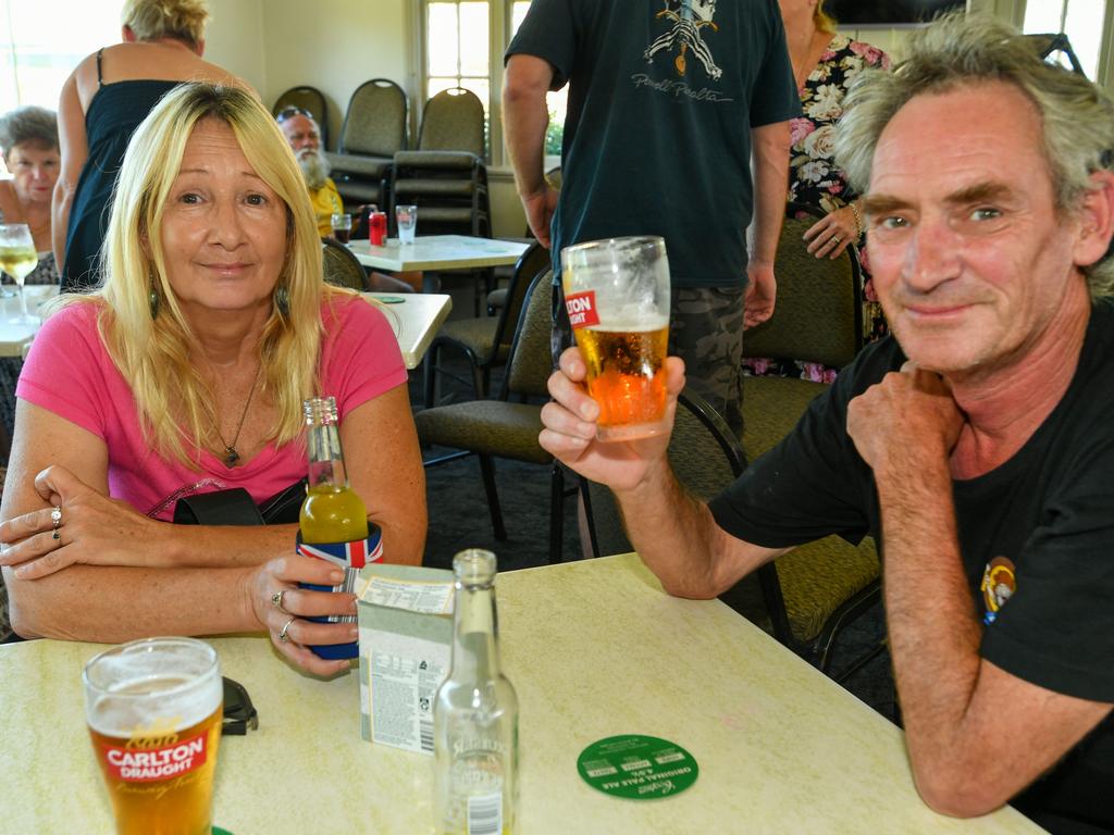 Australia Day celebrations: Judy Hambly and Mark Posser at the Lismore City Bowlo.