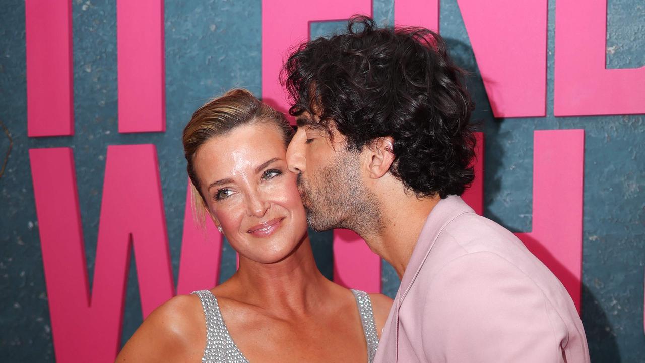 Lively claims that Justin Baldoni showed her graphic videos of his wife (pictured) giving birth. Picture: Charly Triballeau / AFP