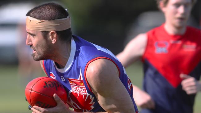 Chris Bryan kicked 10 goals on Saturday for Keysborough. Picture: David Crosling