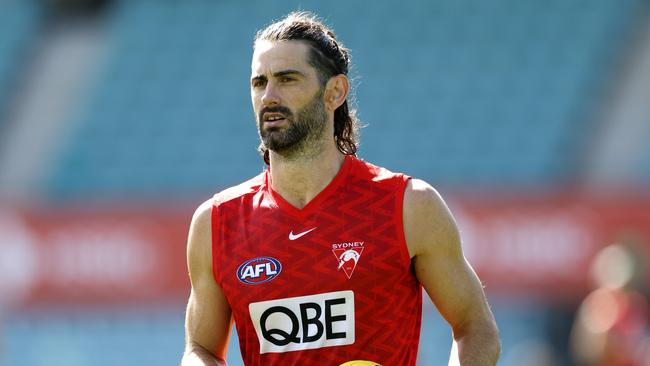 Brodie Grundy has carried a huge workload this season. Picture: Phil Hillyard