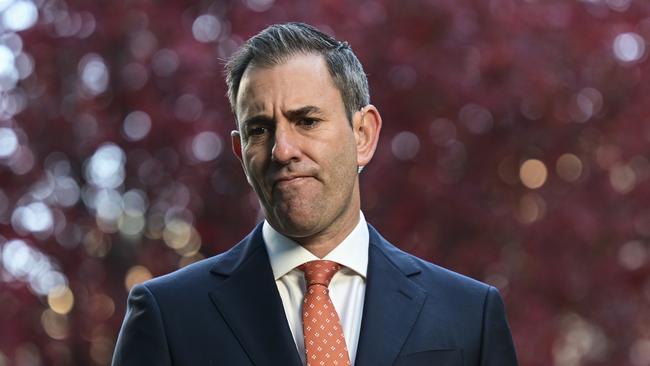 CANBERRA, AUSTRALIA - MAY 10: Treasurer Jim Chalmers holds media interviews at Parliament House in Canberra. Picture: NCA NewsWire / Martin Ollman