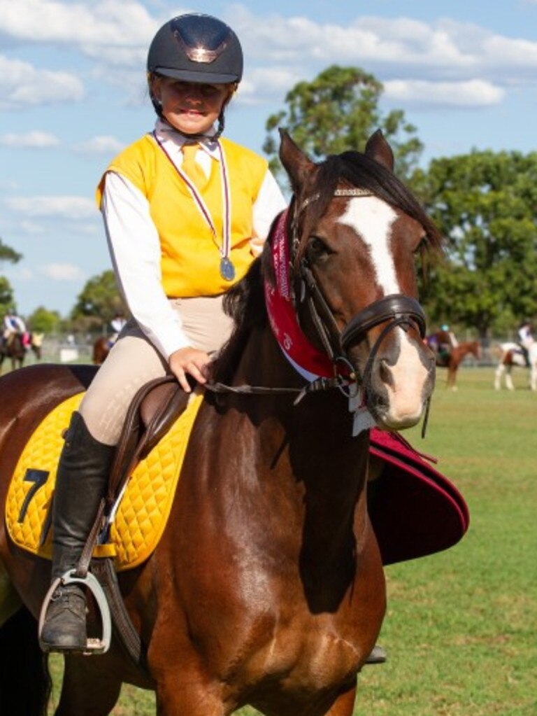 2nd place in the PQC State Showjumping Championships 12 and Under 70cm class.