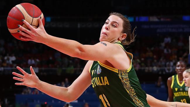 Sara Blicavs starred in the starting five. Picture: Kelly Defina/Getty Images