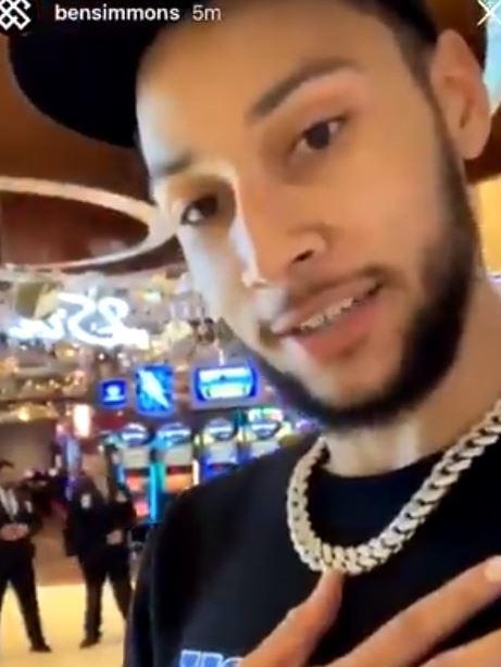 Ben Simmons was denied entry at Crown earlier this year.