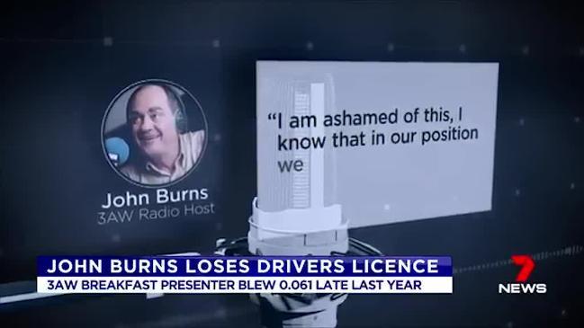 3AW breakfast host apologises for drink driving