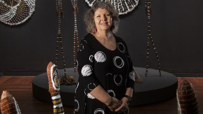 Art Gallery of SA curator and Tarnanthi Festival artistic director Nici Cumpston will become director of the Kluge-Ruhe Aboriginal Art Collection at the University of Virginia in the US. Picture: Saul Steed