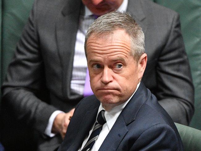 Leader of the Opposition Bill Shorten during Question Time in the House of Representatives at Parliament House in Canberra, Tuesday, June 26, 2018. (AAP Image/Mick Tsikas) NO ARCHIVING