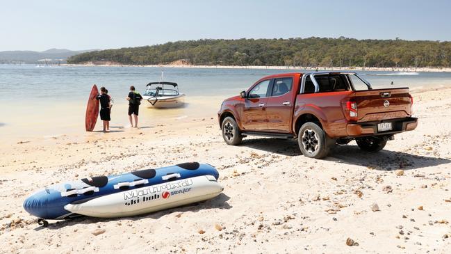 Nissan's Navara now comes with more rugged styling, with drive-away pricing for the ST-X starting from $57,290 for the manual with a cloth interior.