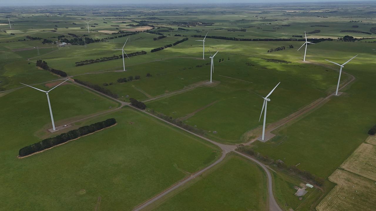 The Hawkesdale wind farm will generate up to 97 megawatts of electricity, enough to power about 67,000 homes each year.