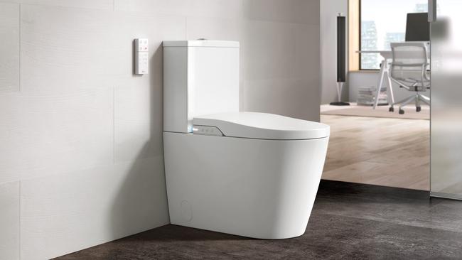 Roca In-Wash Inspira Rimless close coupled back to wall toilet suite with Heated Seat. Picture: Supplied