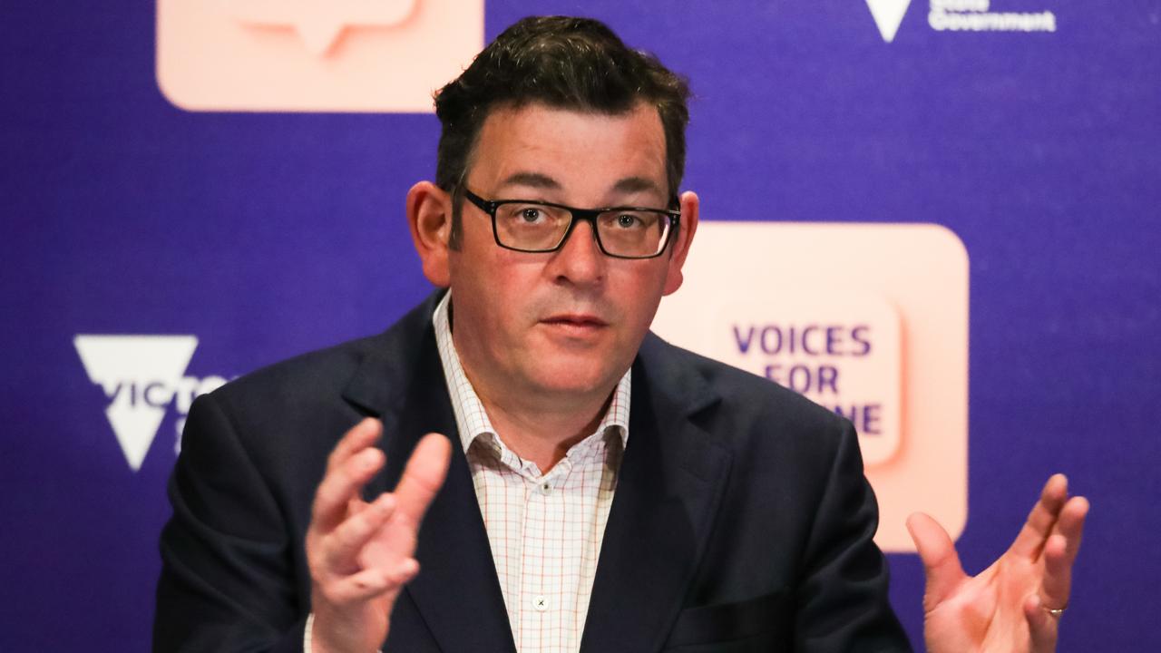 Andrews says Victoria is rationing Pfizer doses to meet second-dose demand. Picture: Getty Images