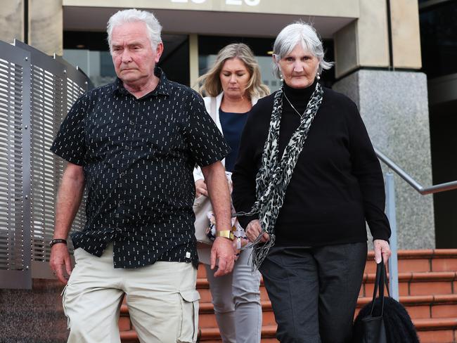 Parents George and Julie Lattimer. Inquest into the 2019 death of Joseph Lattimer. Picture: NIKKI DAVIS-JONES