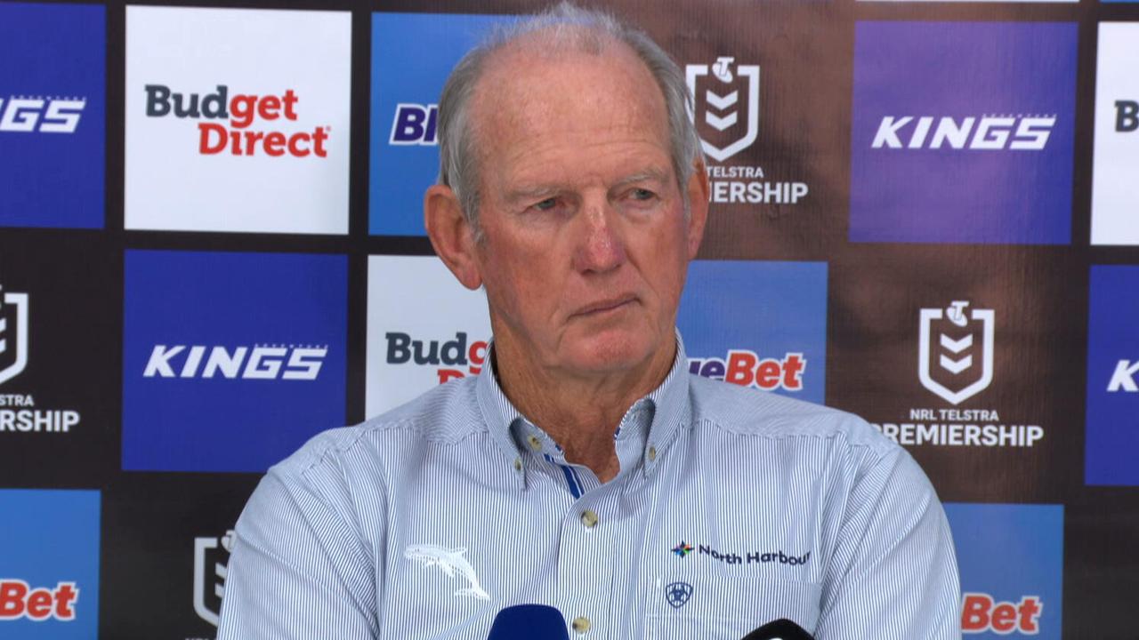 Dolphins coach Wayne Bennett's press conference.