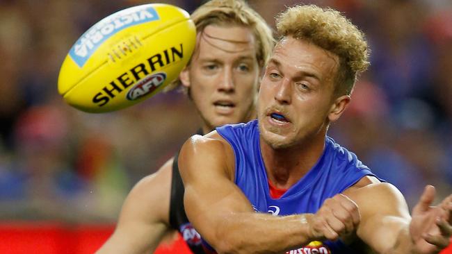 Mitch Wallis may be playing his finals games with the Bulldogs. Picture: Getty Images