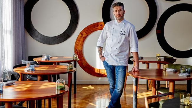 Jock Zonfrillo at Restaurant Orana, which has now closed permanently.