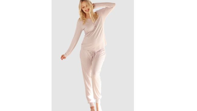 Grey Crossover Maternity & Nursing Pyjamas